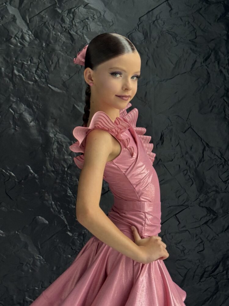 dusky pink metallic dot 1487 main